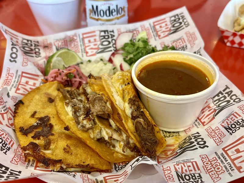 Tacos Frontera food